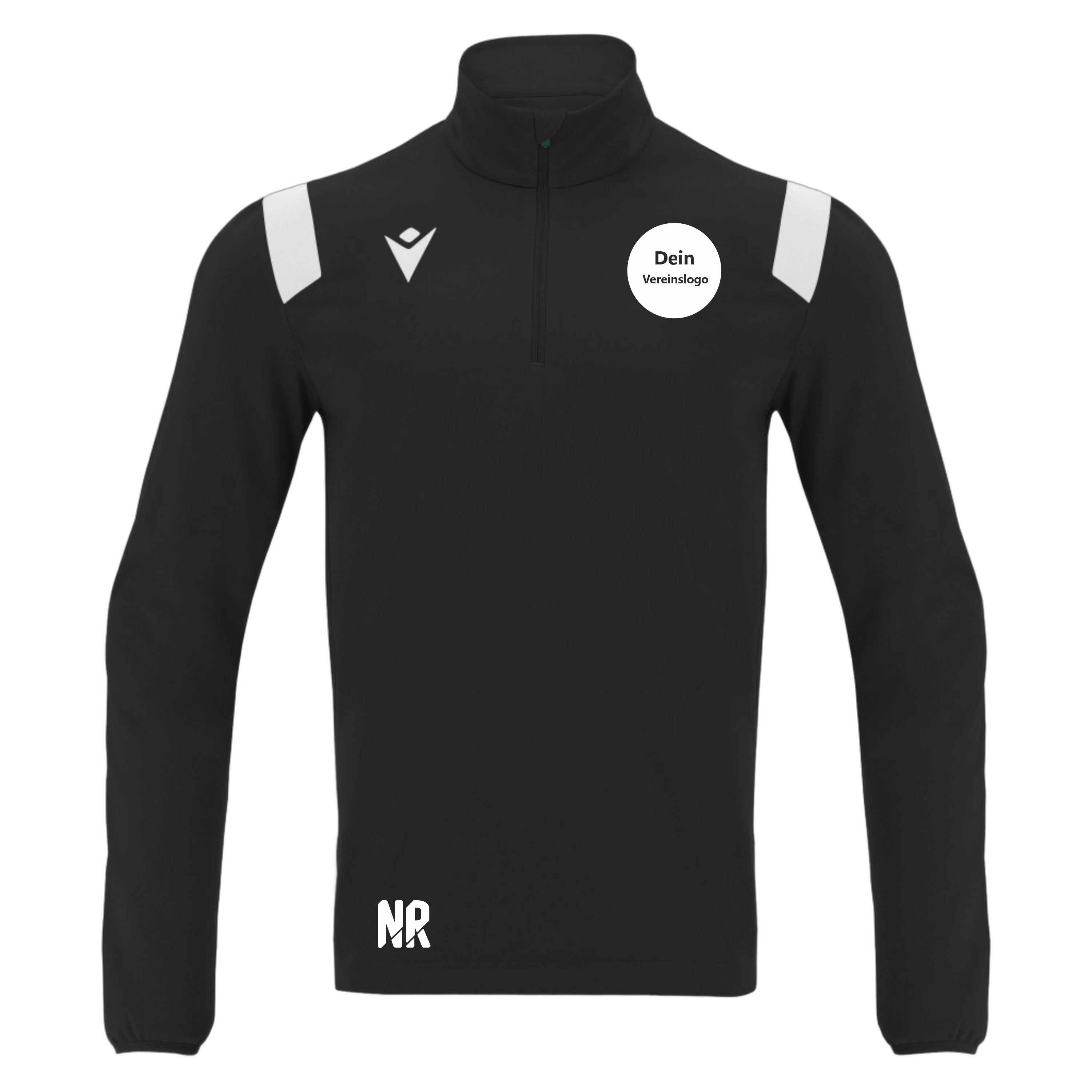 MACRON Herren/Kinder 8172 Gange Training 1/4 Zip Top Inkl. Dein Vereinslogo