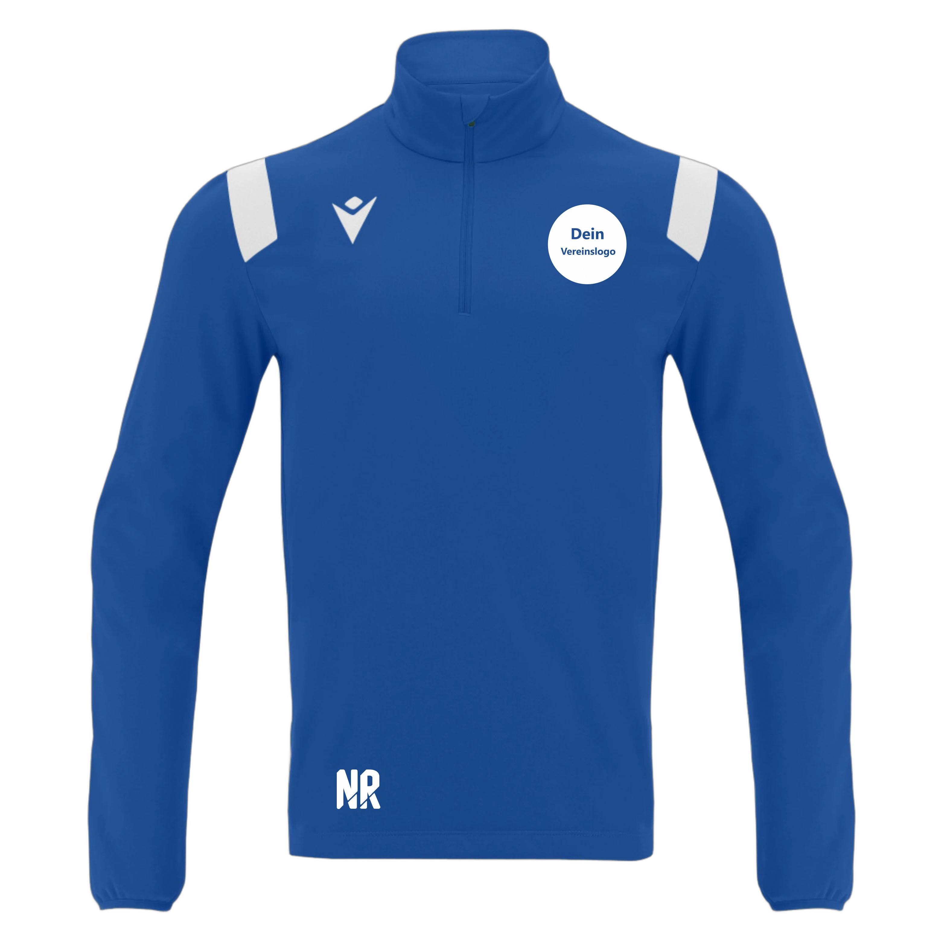 MACRON Herren/Kinder 8172 Gange Training 1/4 Zip Top Inkl. Dein Vereinslogo