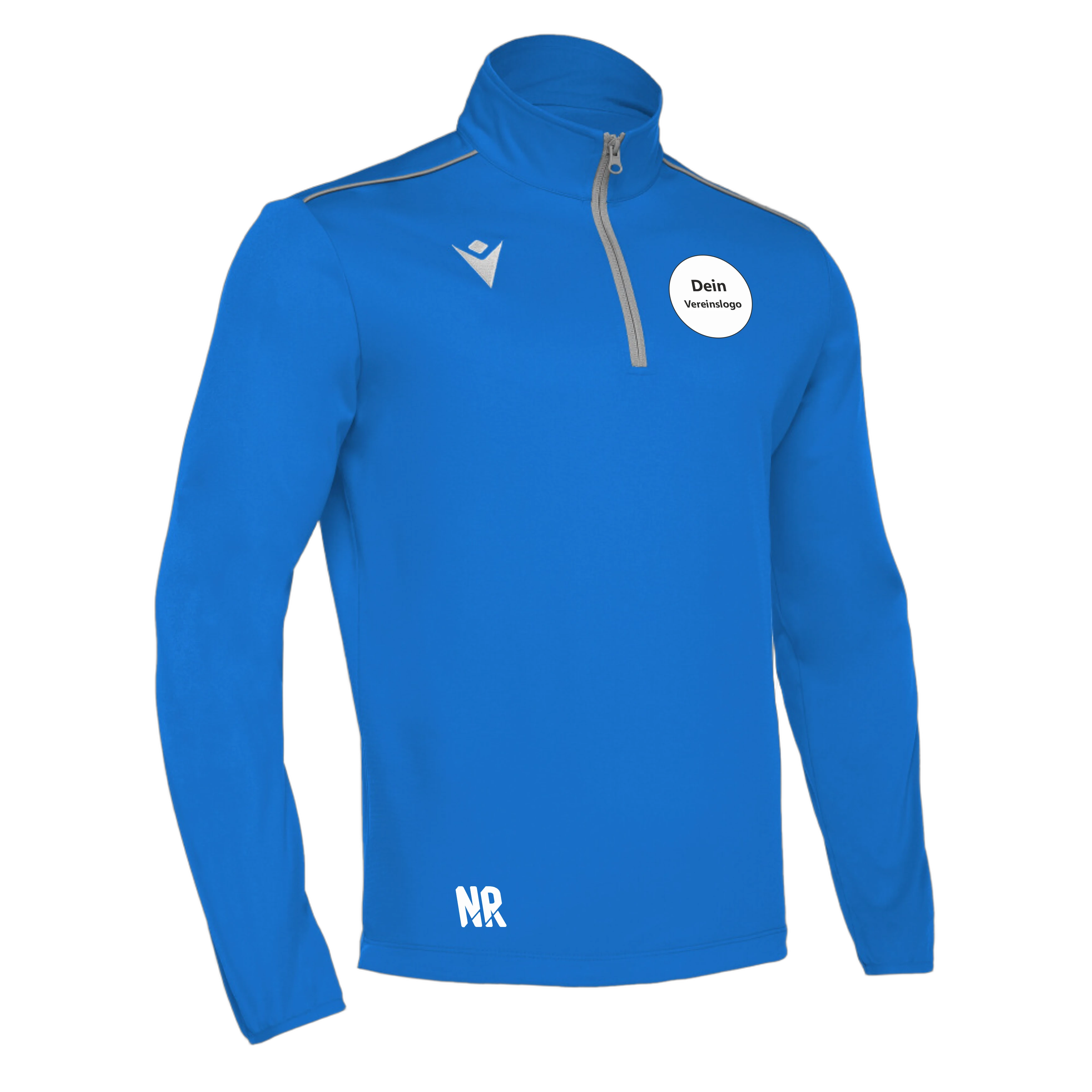MACRON Herren/Kinder 5418 Havel Training 1/4 Zip Top Inkl. Dein Vereinslogo