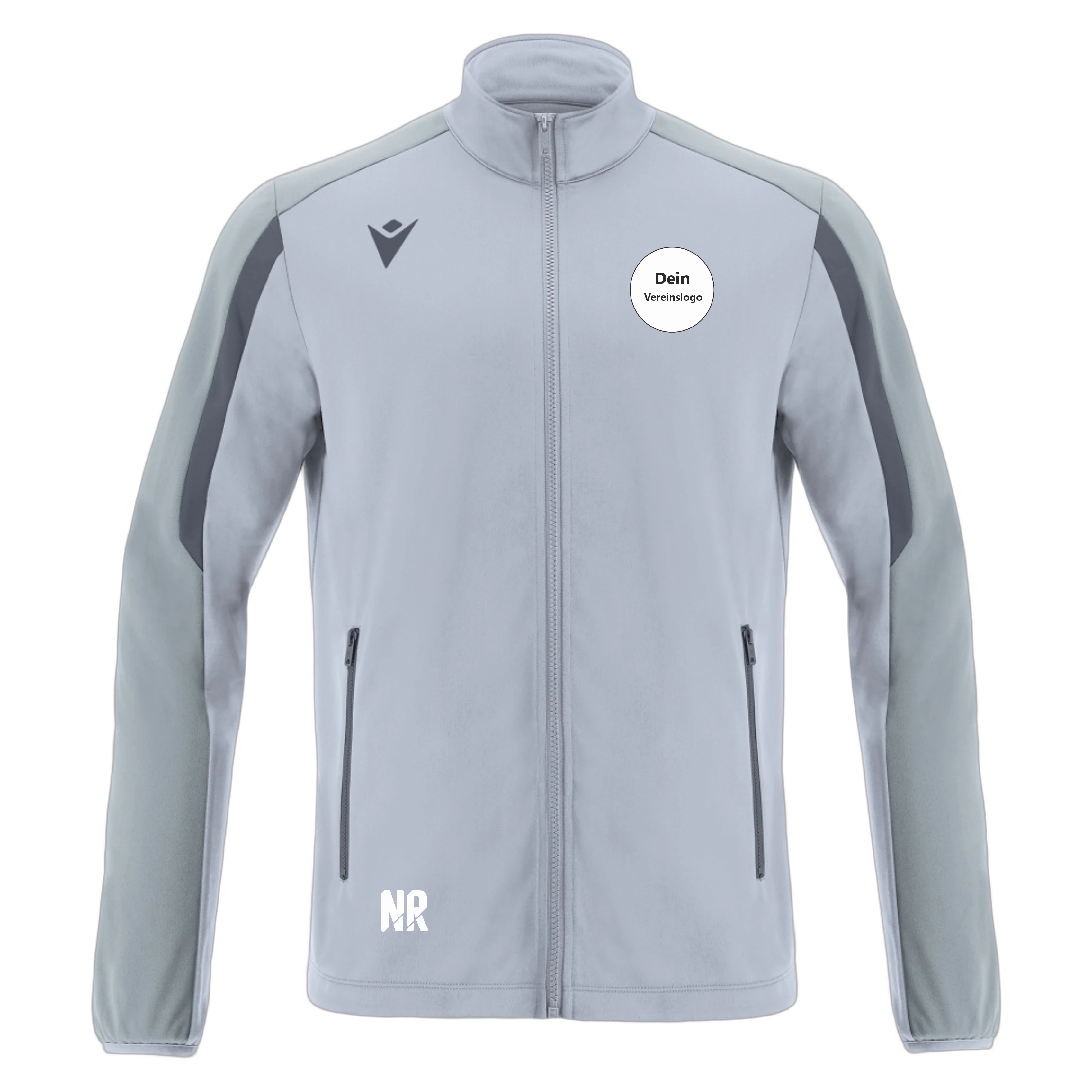 MACRON Herren/Kinder 8081 Seth Full Length Zip Top Inkl. Dein Vereinslogo