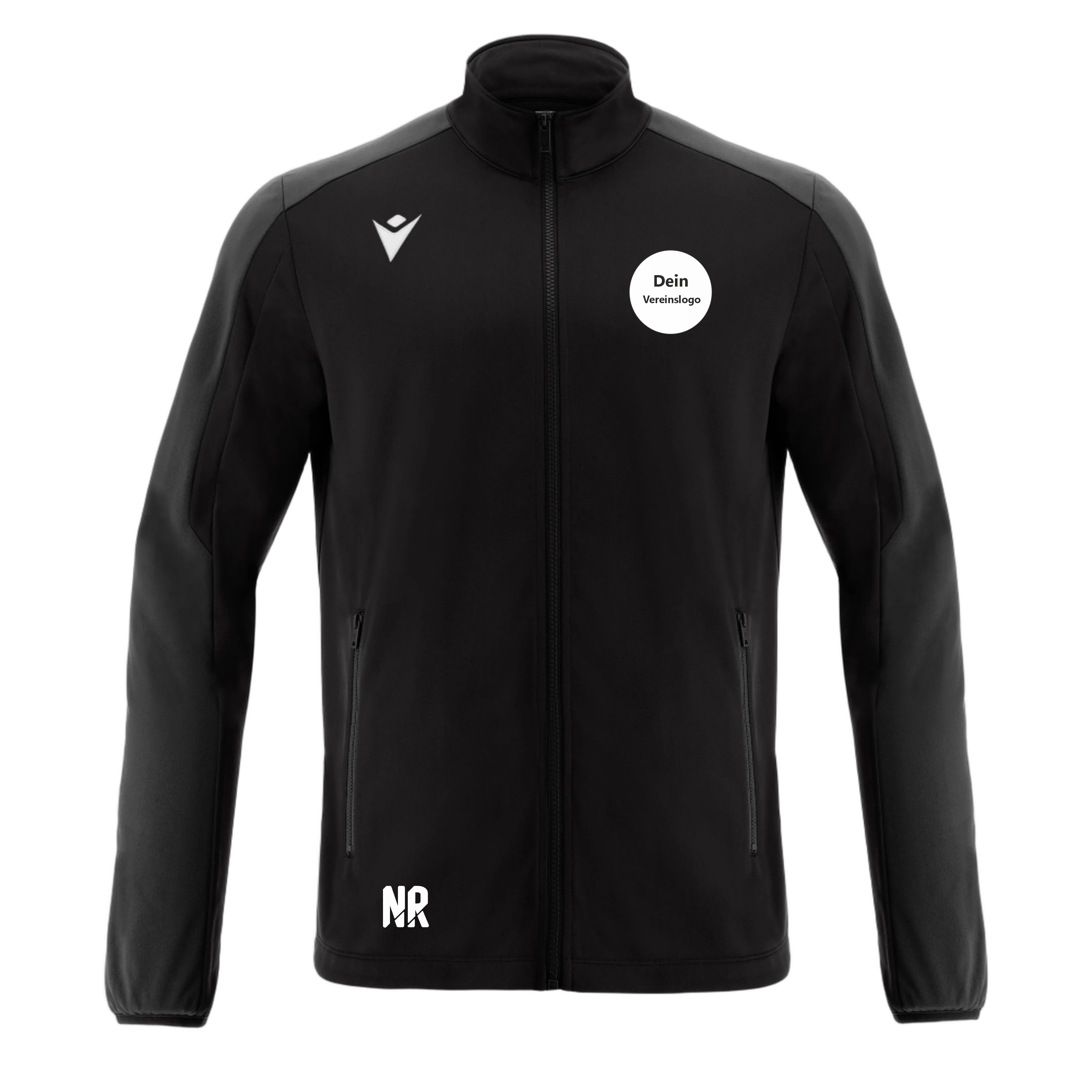 MACRON Herren/Kinder 8081 Seth Full Length Zip Top Inkl. Dein Vereinslogo