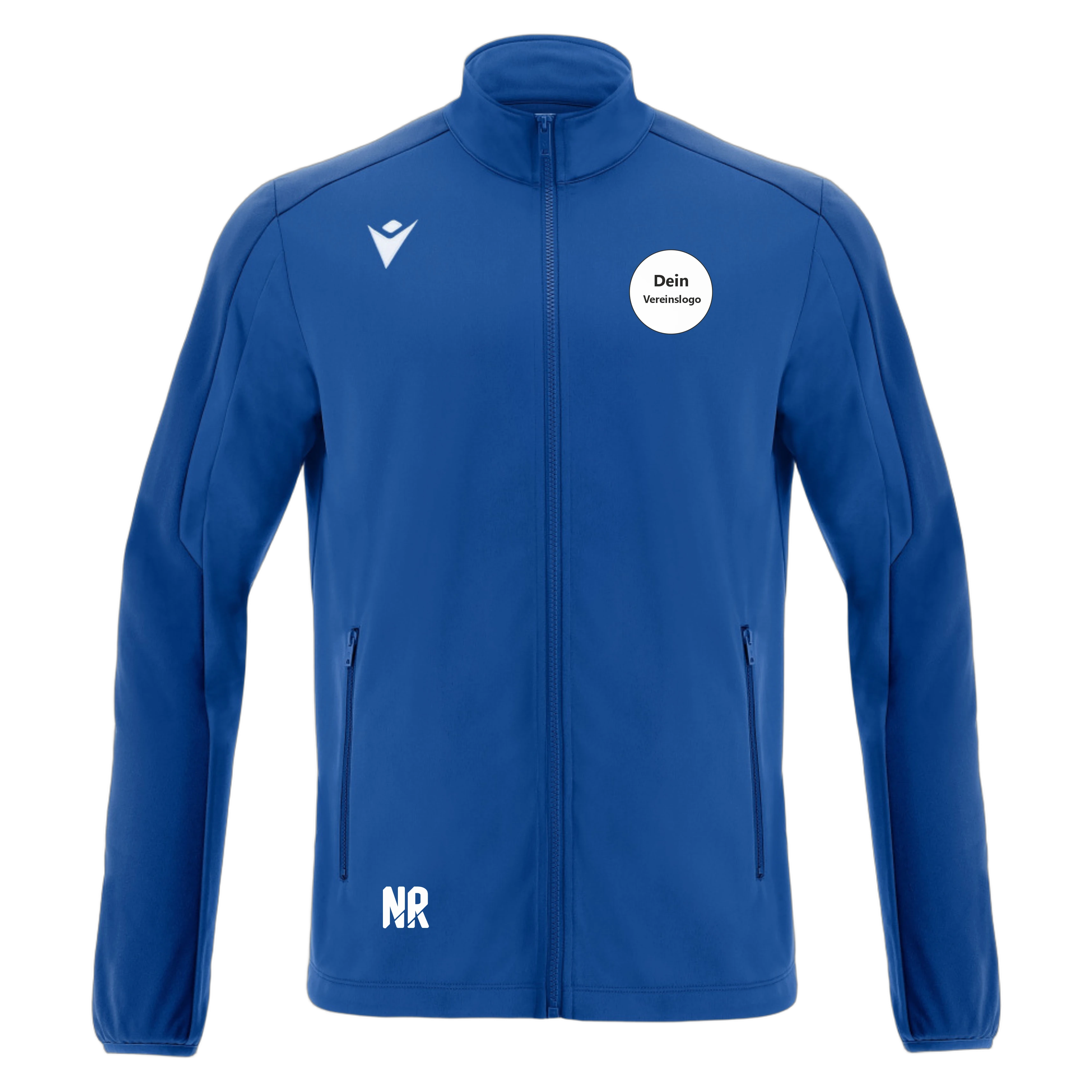 MACRON Herren/Kinder 8081 Seth Full Length Zip Top Inkl. Dein Vereinslogo