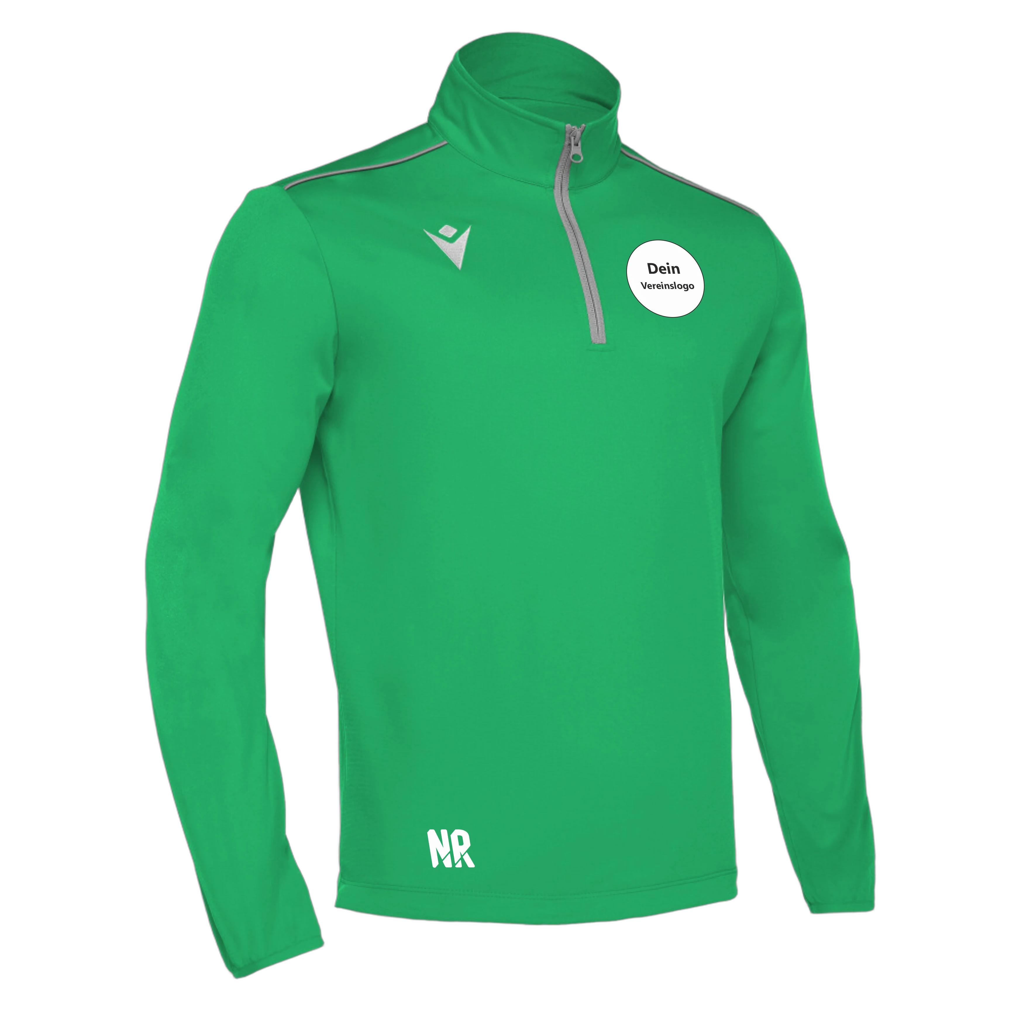MACRON Herren/Kinder 5418 Havel Training 1/4 Zip Top Inkl. Dein Vereinslogo