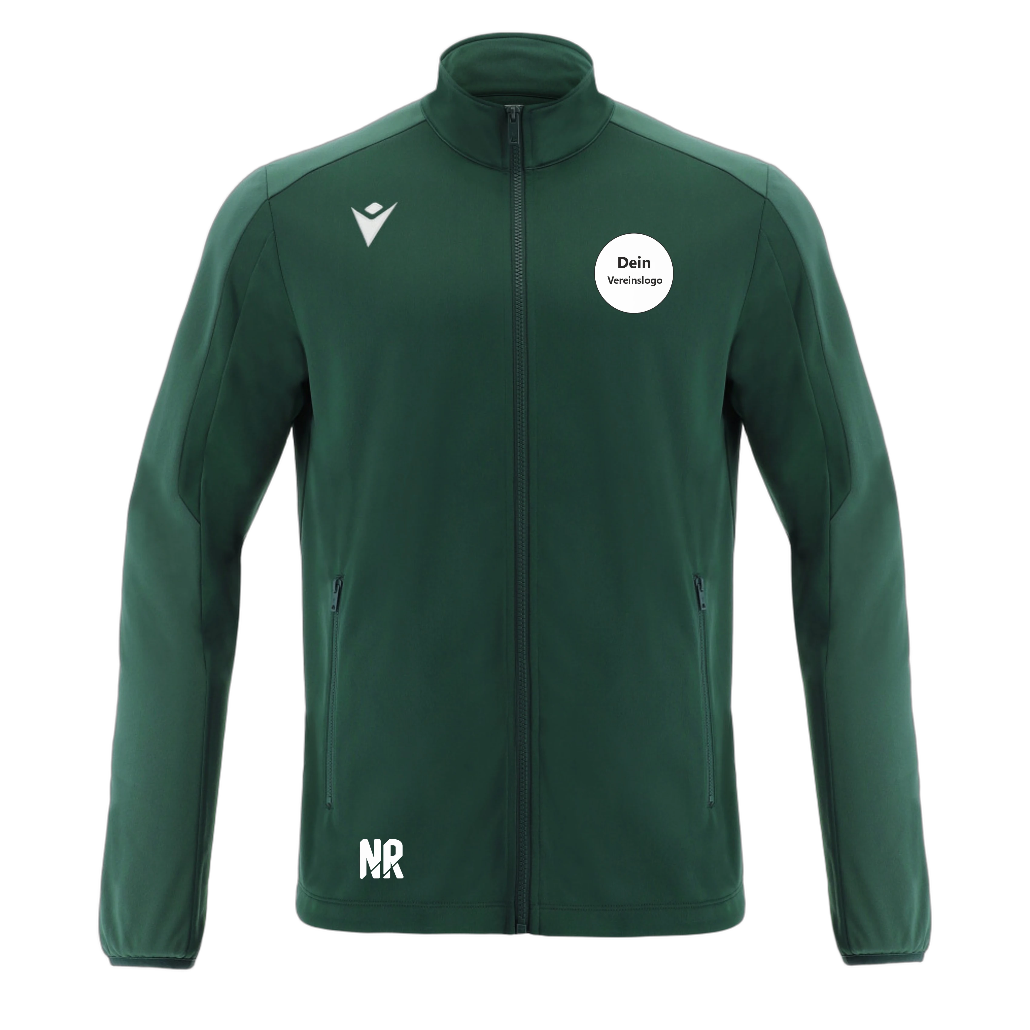 MACRON Herren/Kinder 8081 Seth Full Length Zip Top Inkl. Dein Vereinslogo