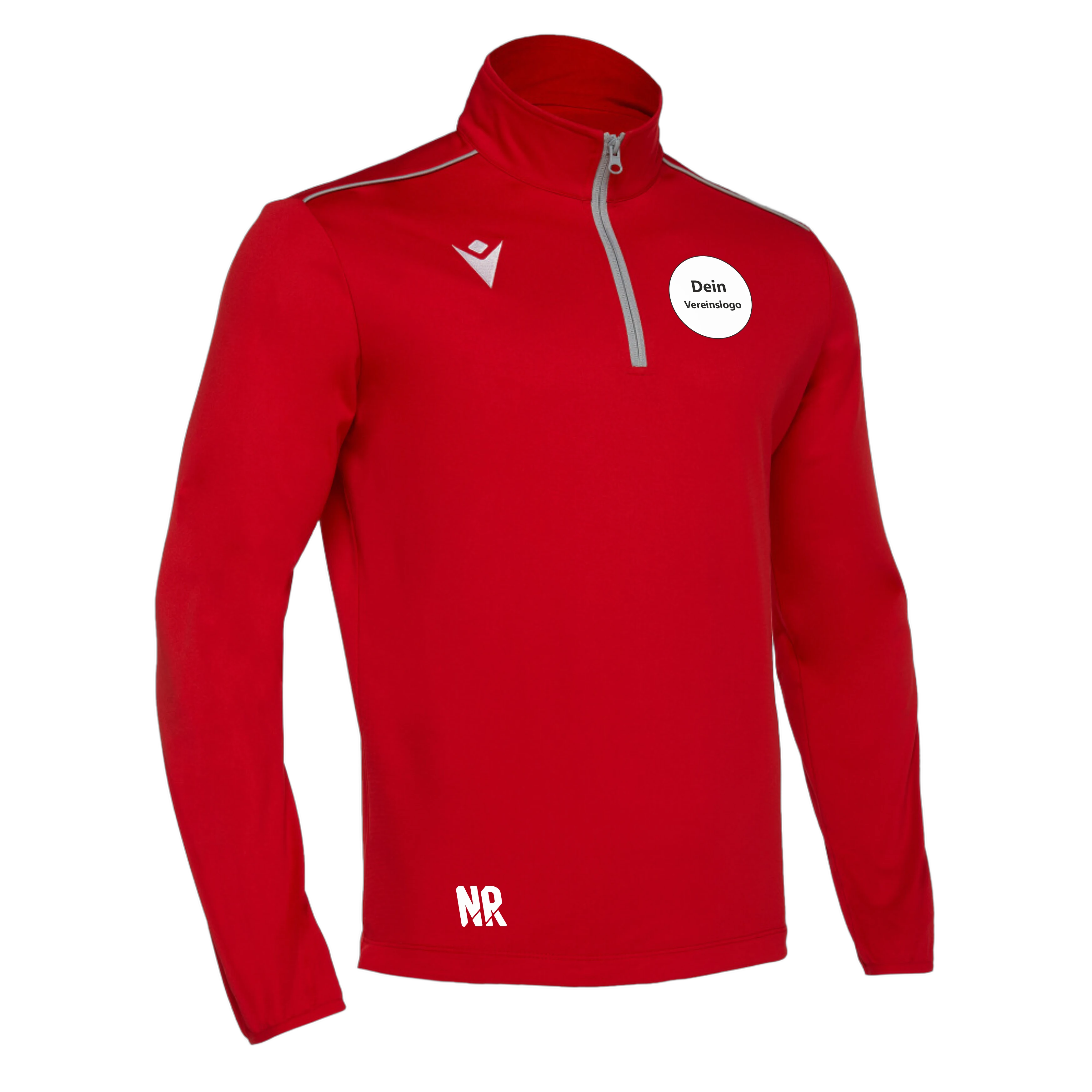 MACRON Herren/Kinder 5418 Havel Training 1/4 Zip Top Inkl. Dein Vereinslogo