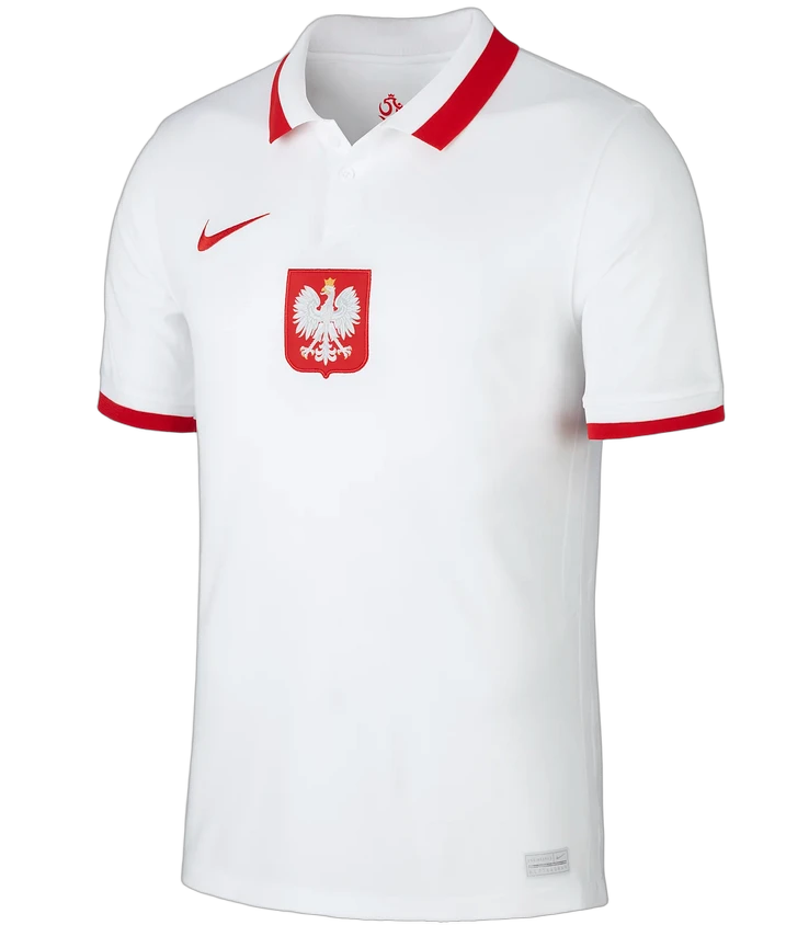 Nike Herren CDO722-100 Polen 2020 Stadium Home Herren-Fußballtrikot